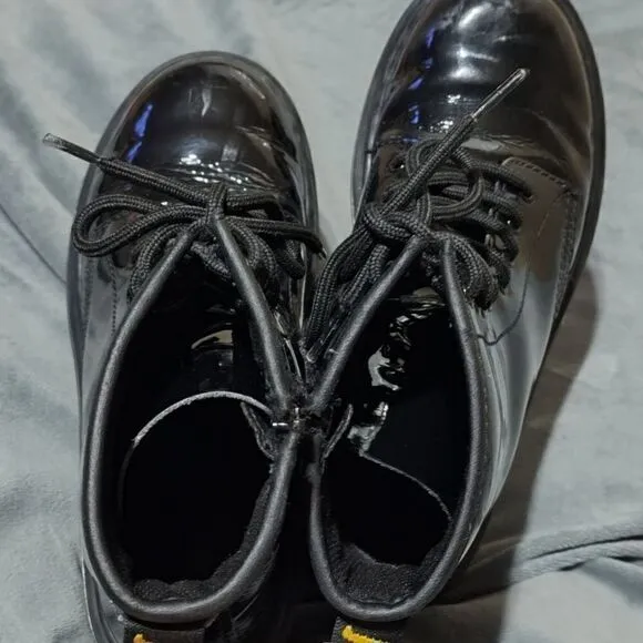 Dr. Martens 1460 J Patent Leather Combat Boots