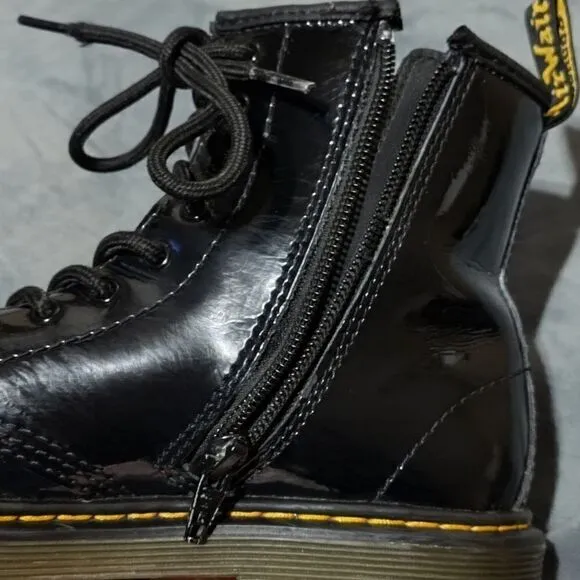 Dr. Martens 1460 J Patent Leather Combat Boots