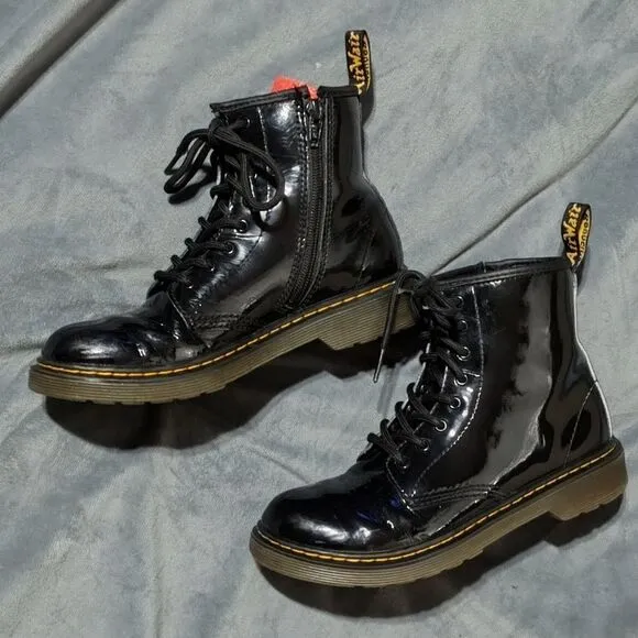 Dr. Martens 1460 J Patent Leather Combat Boots
