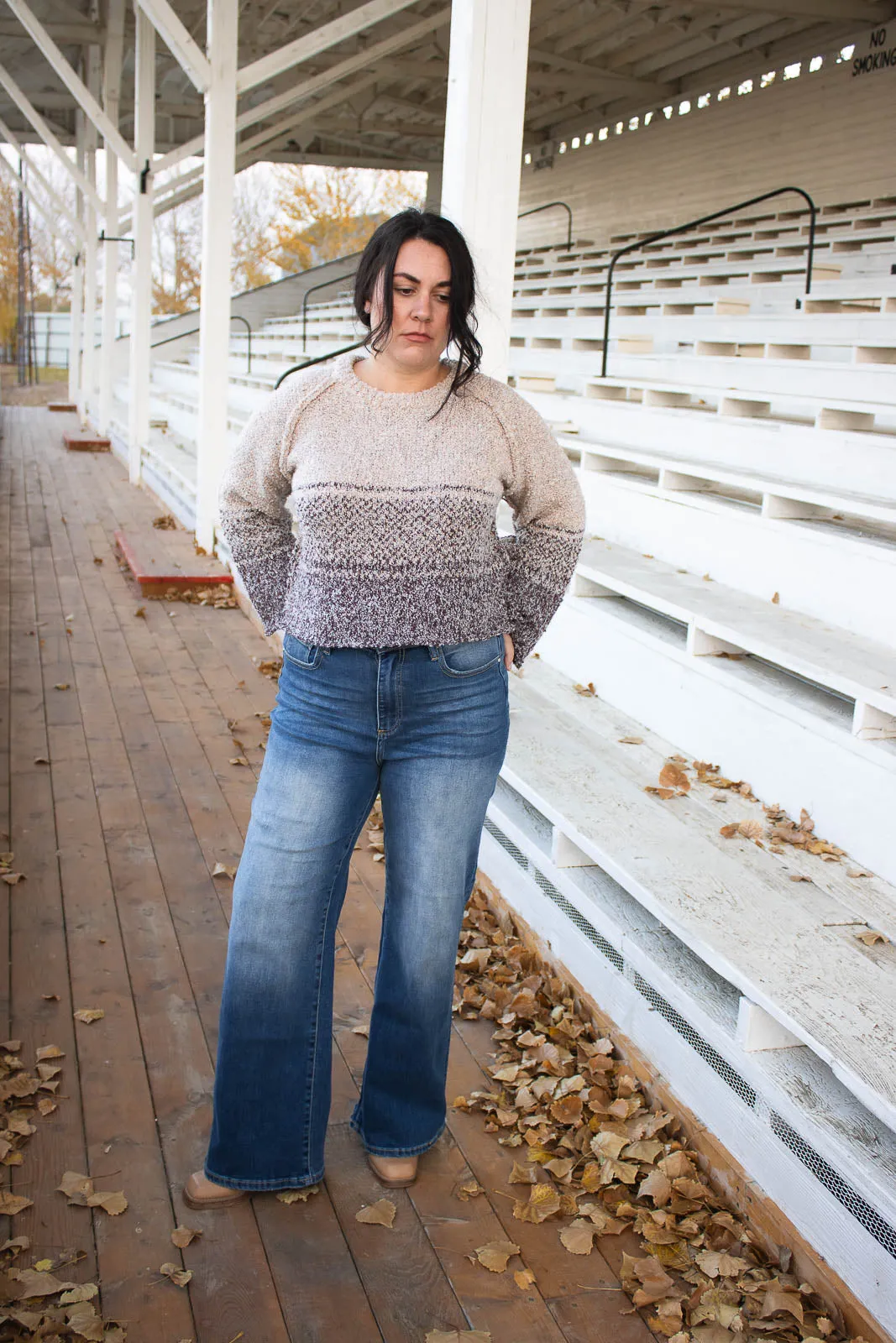 Eppie High Rise Wide Leg Jean