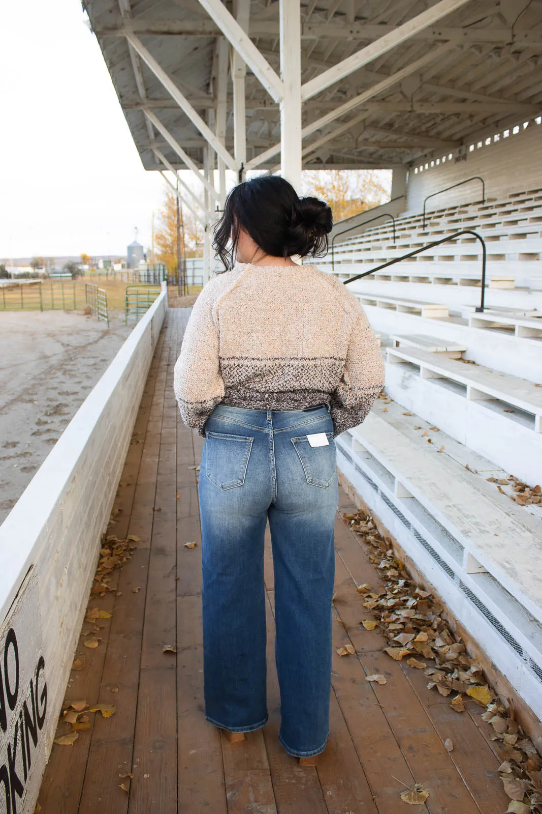 Eppie High Rise Wide Leg Jean