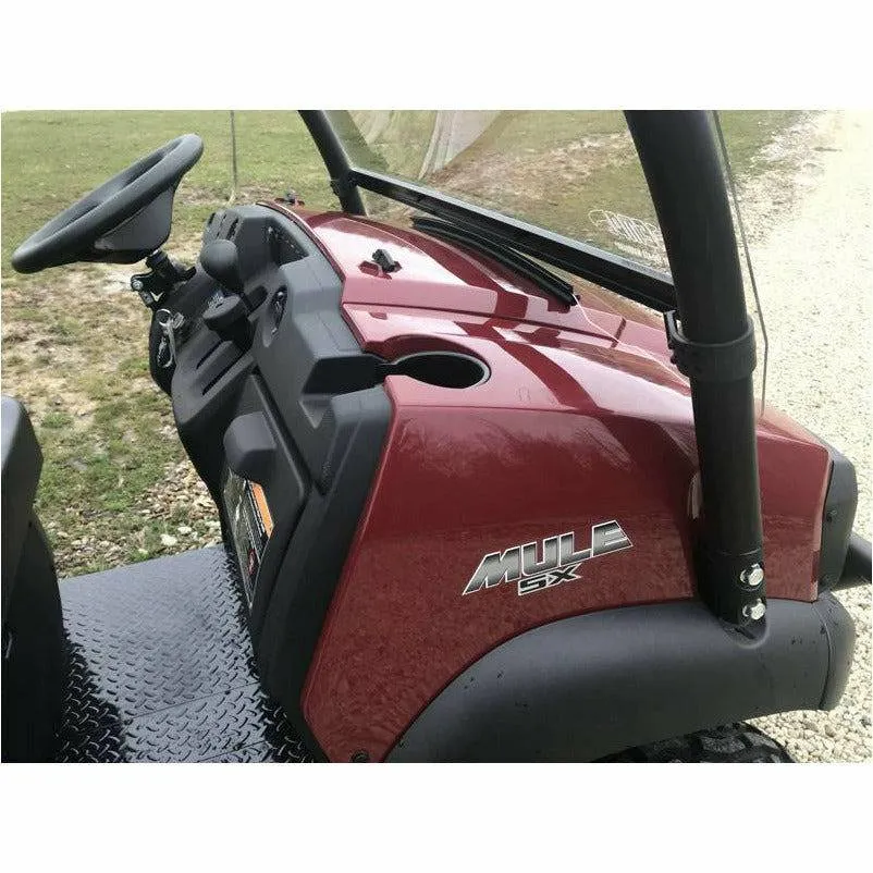 Extreme Metal Products Kawasaki Mule 610 / SX Hard Coated Polycarbonate Windshield