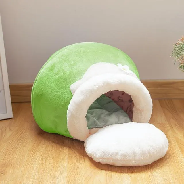 FluffNest™ | 3-in-1 Foldable Plush & Soft Cat Bed