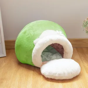 FluffNest™ | 3-in-1 Foldable Plush & Soft Cat Bed