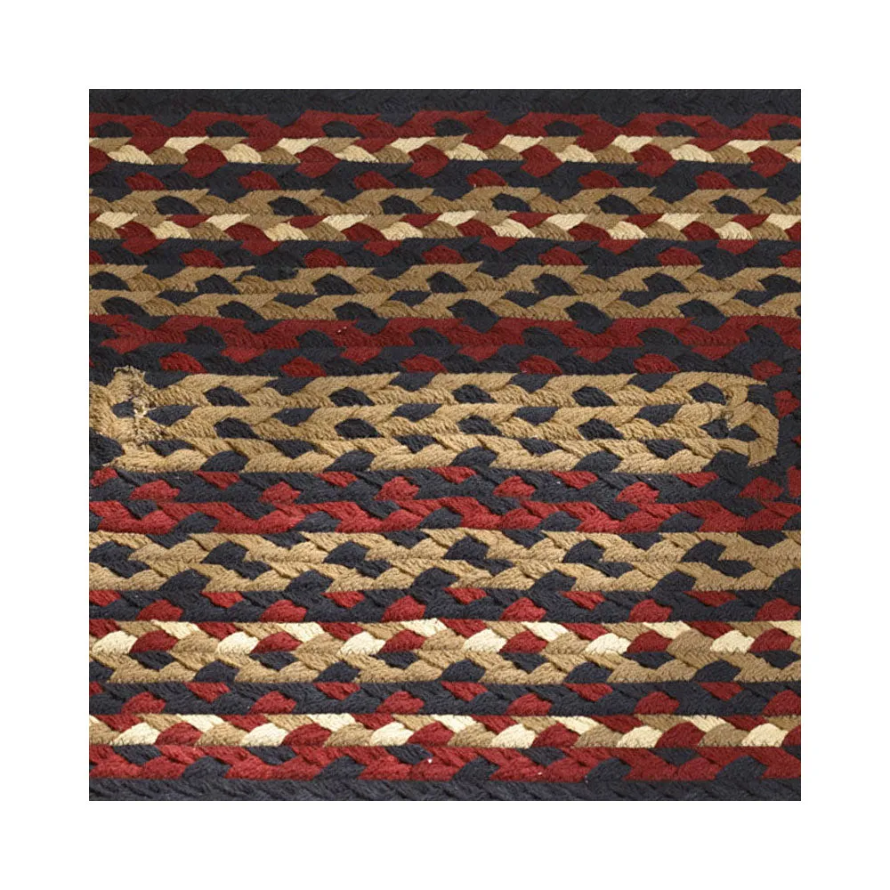 Folk Art Braided Rectangle Rug- 27"x45"