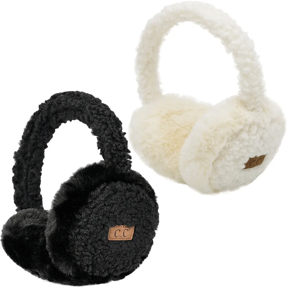 Fuzzy Adjustable Ear Muffs by Funky Junque