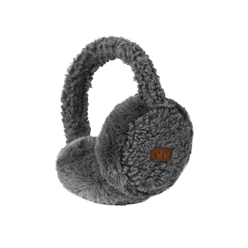 Fuzzy Adjustable Ear Muffs by Funky Junque