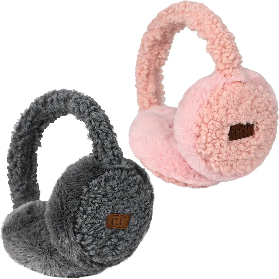 Fuzzy Adjustable Ear Muffs by Funky Junque