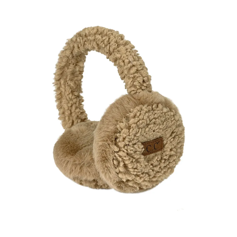 Fuzzy Adjustable Ear Muffs by Funky Junque