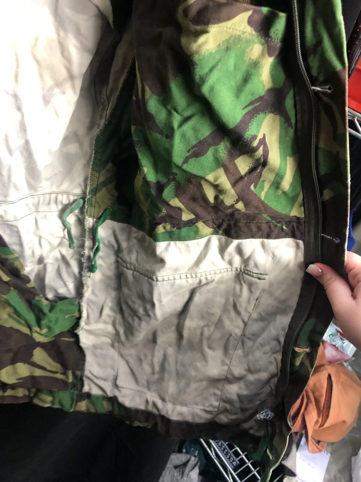 Genuine British Army Military DPM Camo Combat Smock Jacket - 180/96