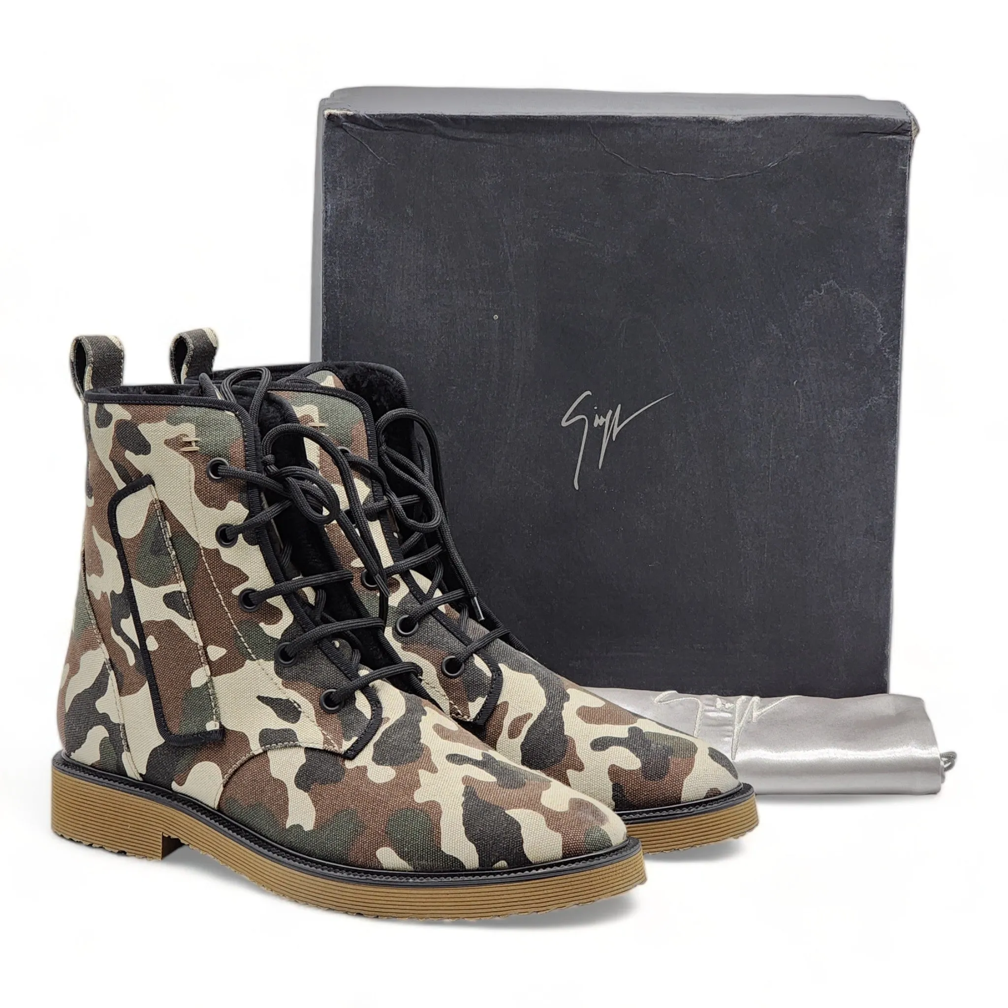 Giuseppe Zanotti Camouflage Boots