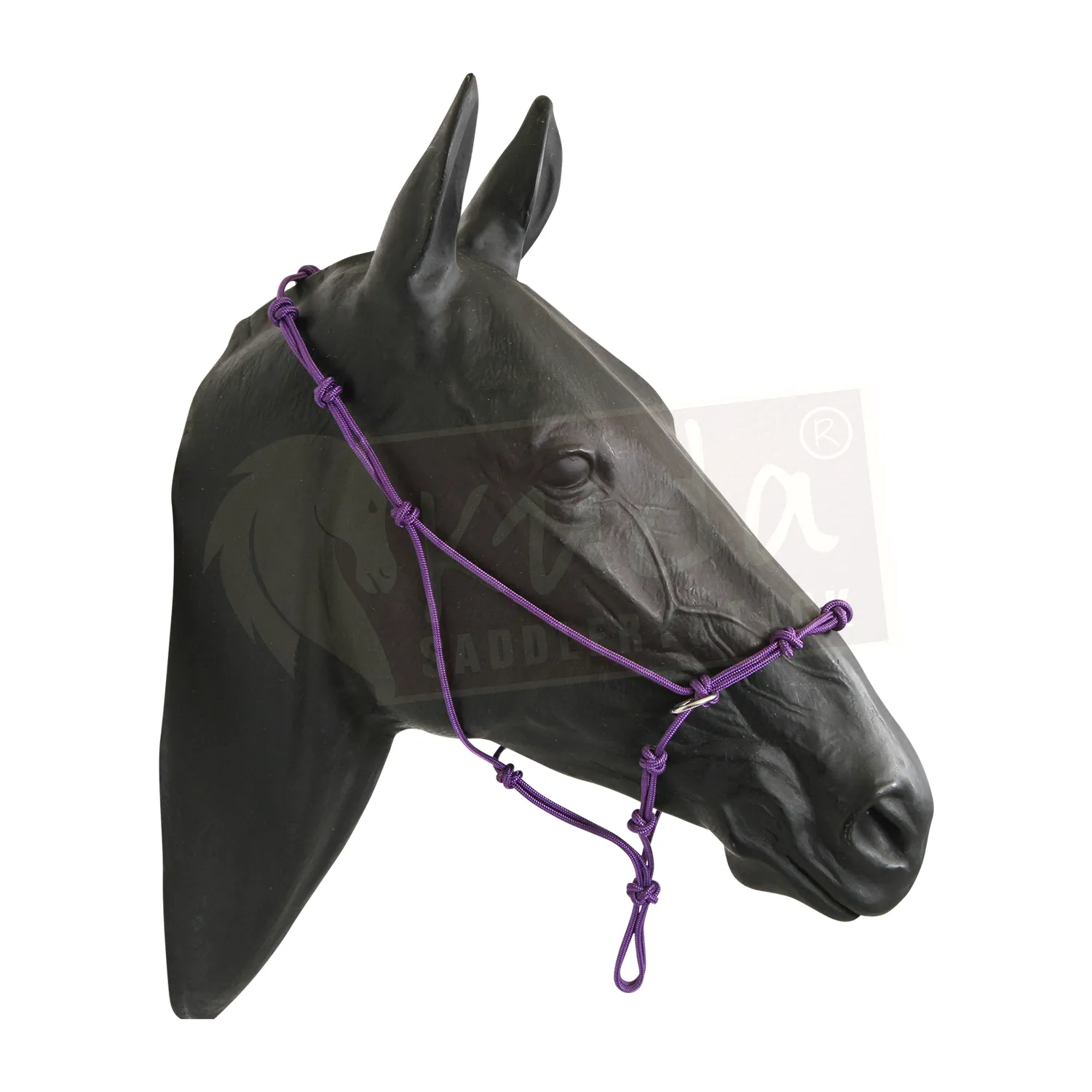 Halter - 5 Nose Knots, 4 Chin Knots, 5 Poll Knots and 2 Rings