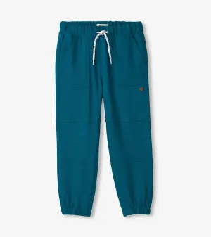 Hatley Boys Moroccan Blue Cozy Joggers