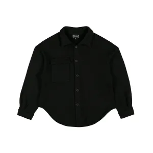 HEAVYWEIGHT BUTTON DOWN IN BLACK