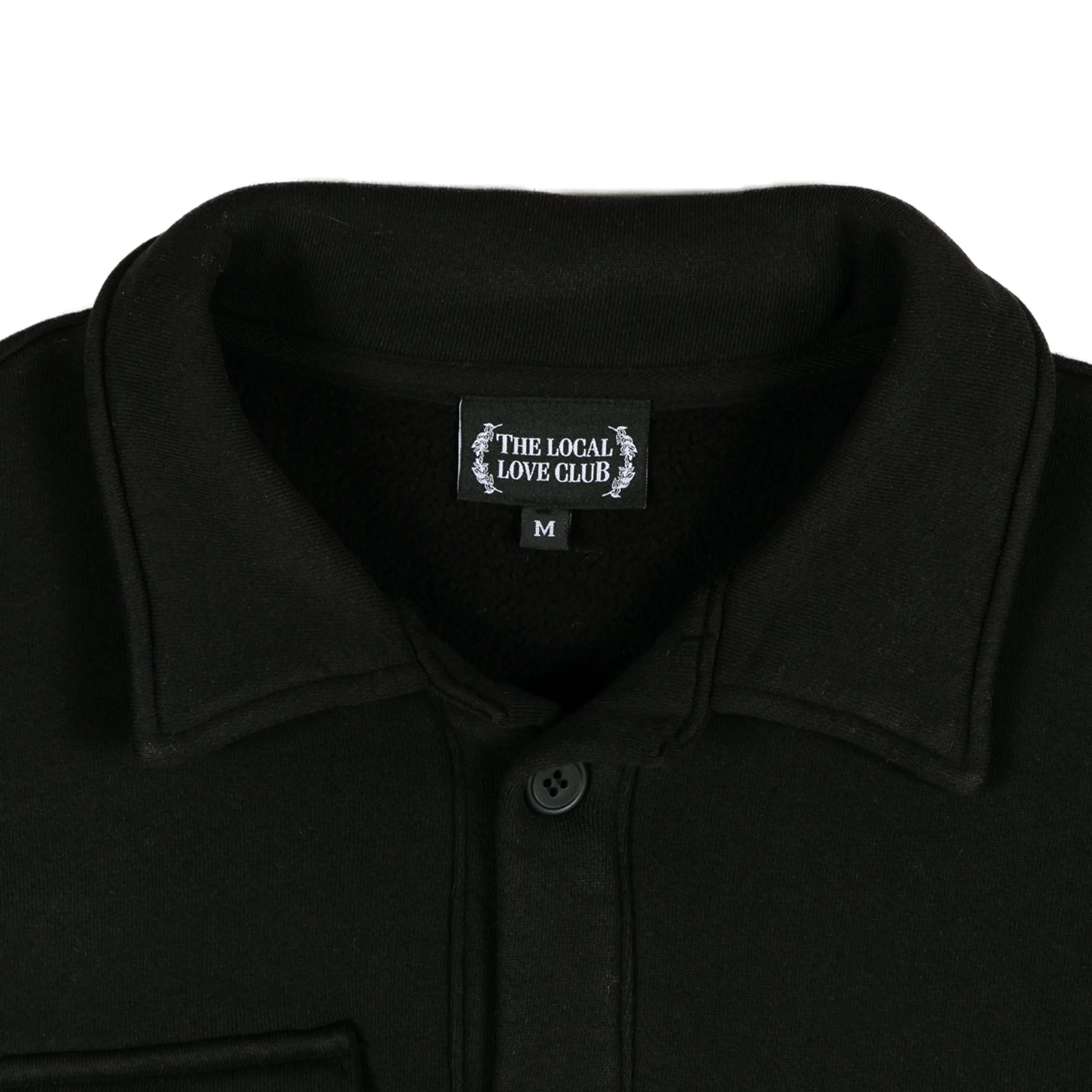 HEAVYWEIGHT BUTTON DOWN IN BLACK