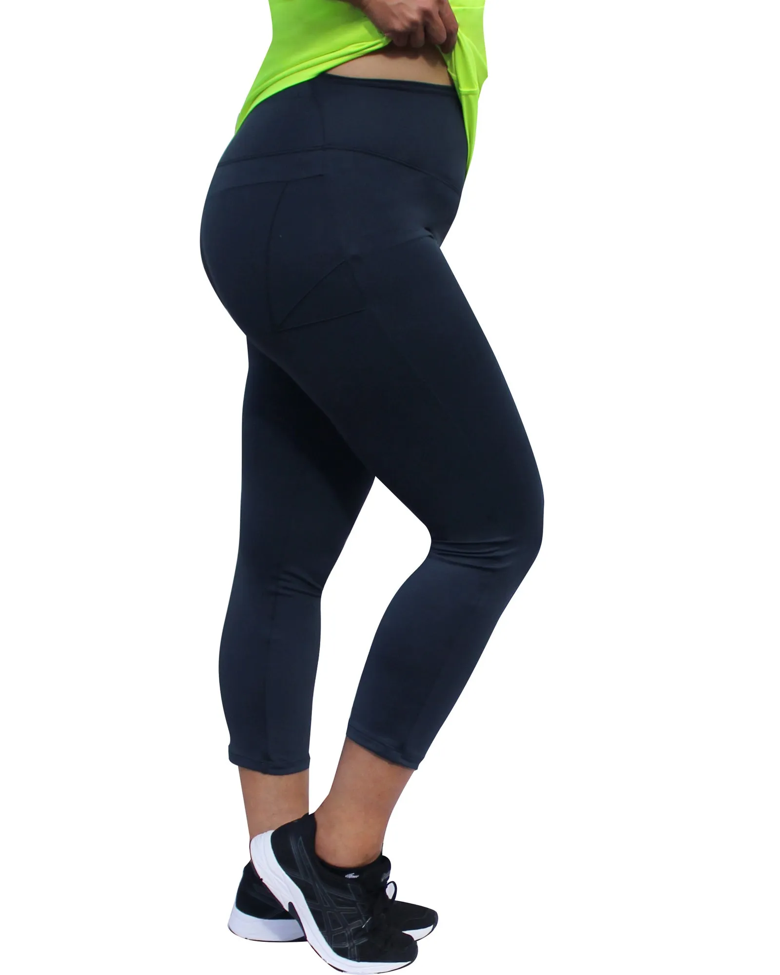 High Waist Active Sculpt Tights - Charcoal