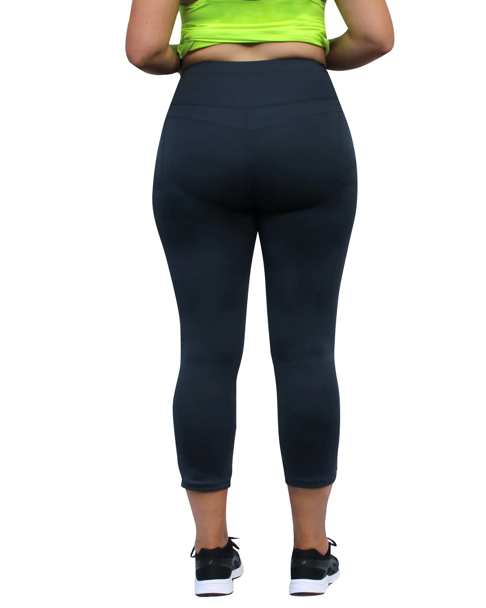 High Waist Active Sculpt Tights - Charcoal