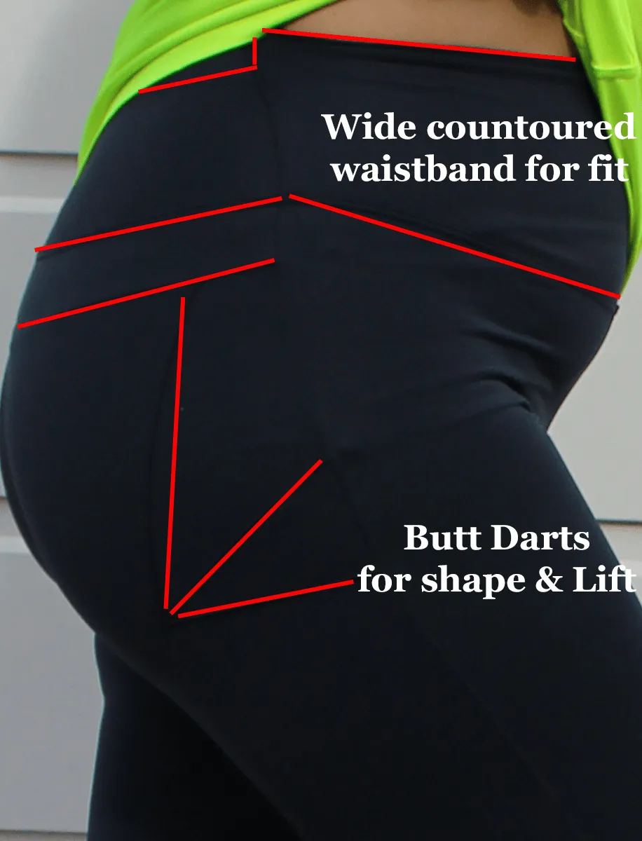 High Waist Active Sculpt Tights - Charcoal