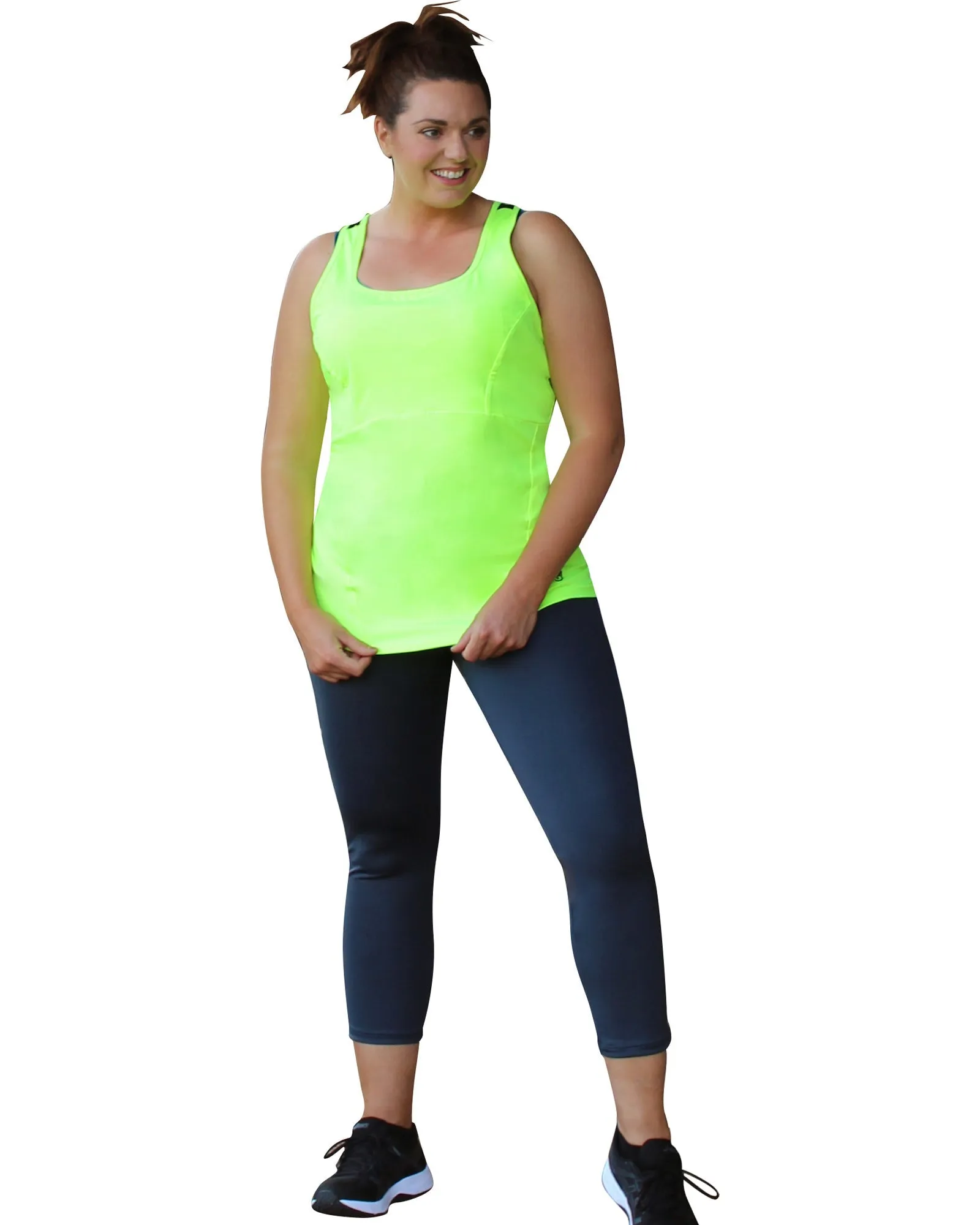 High Waist Active Sculpt Tights - Charcoal