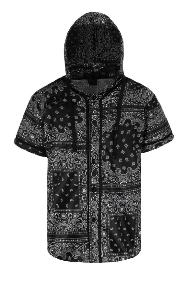 Hooded Bandana Baseball Jersey
