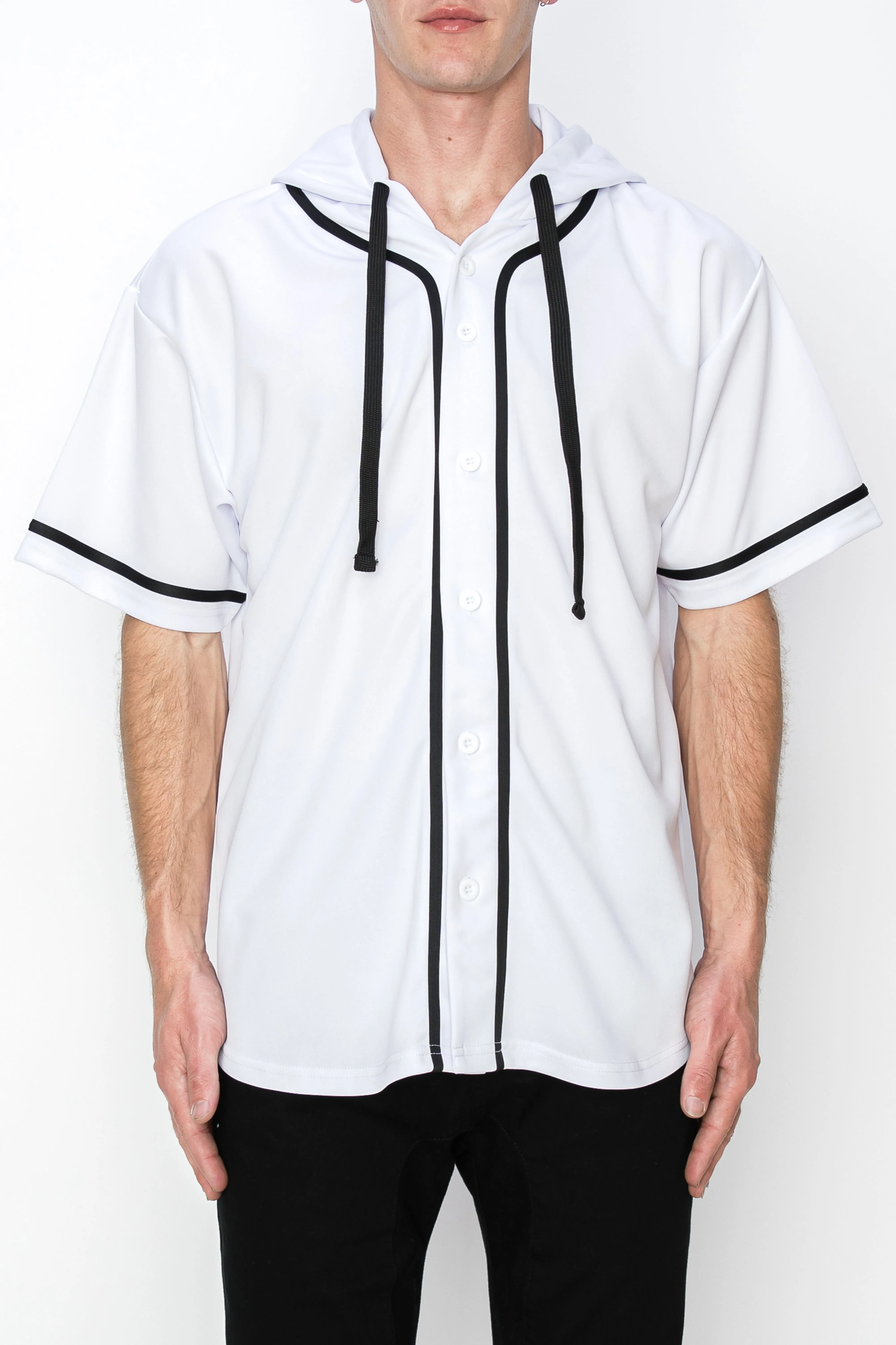 Hooded Baseball Jersey