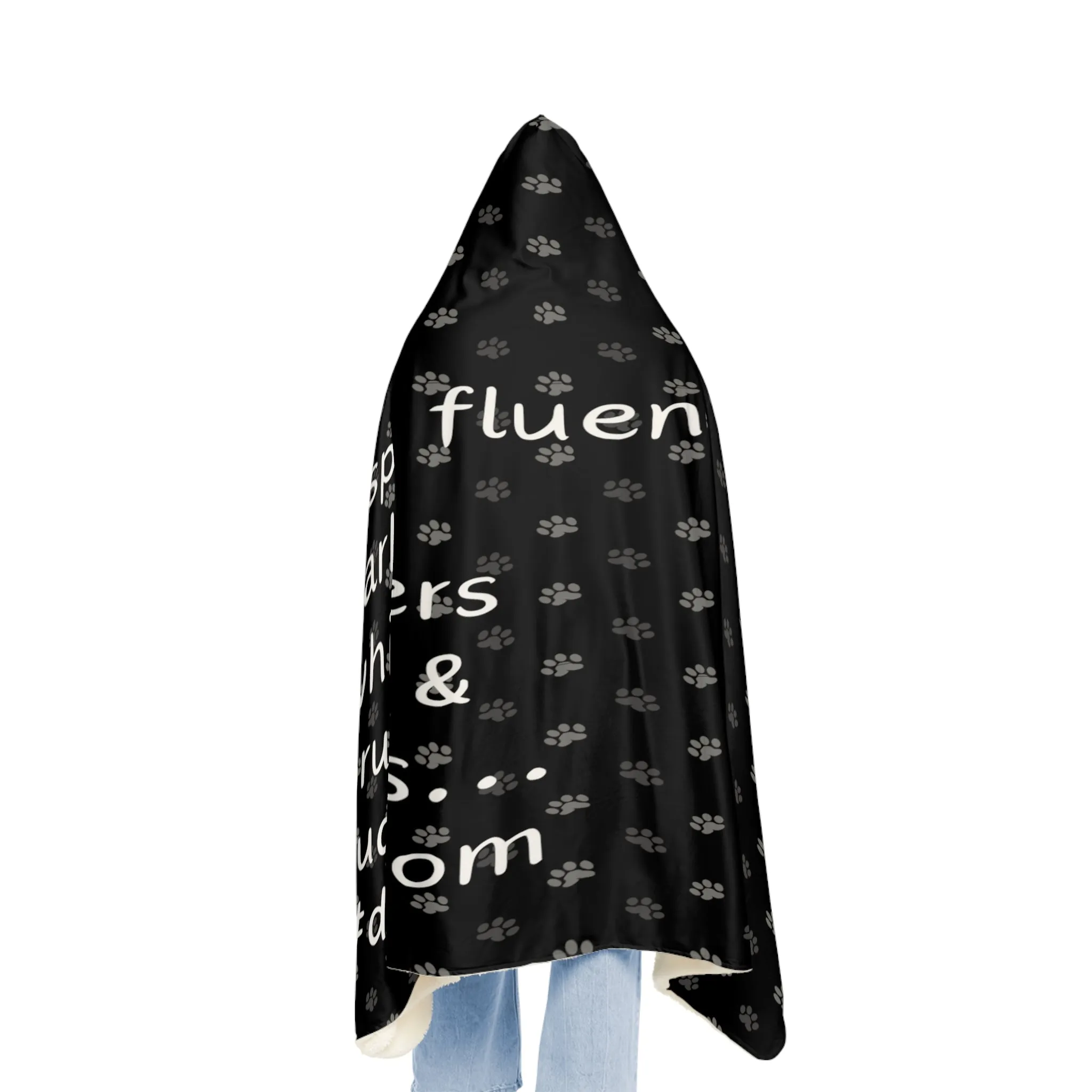 I Speak Fluent Dog Snuggle Blanket