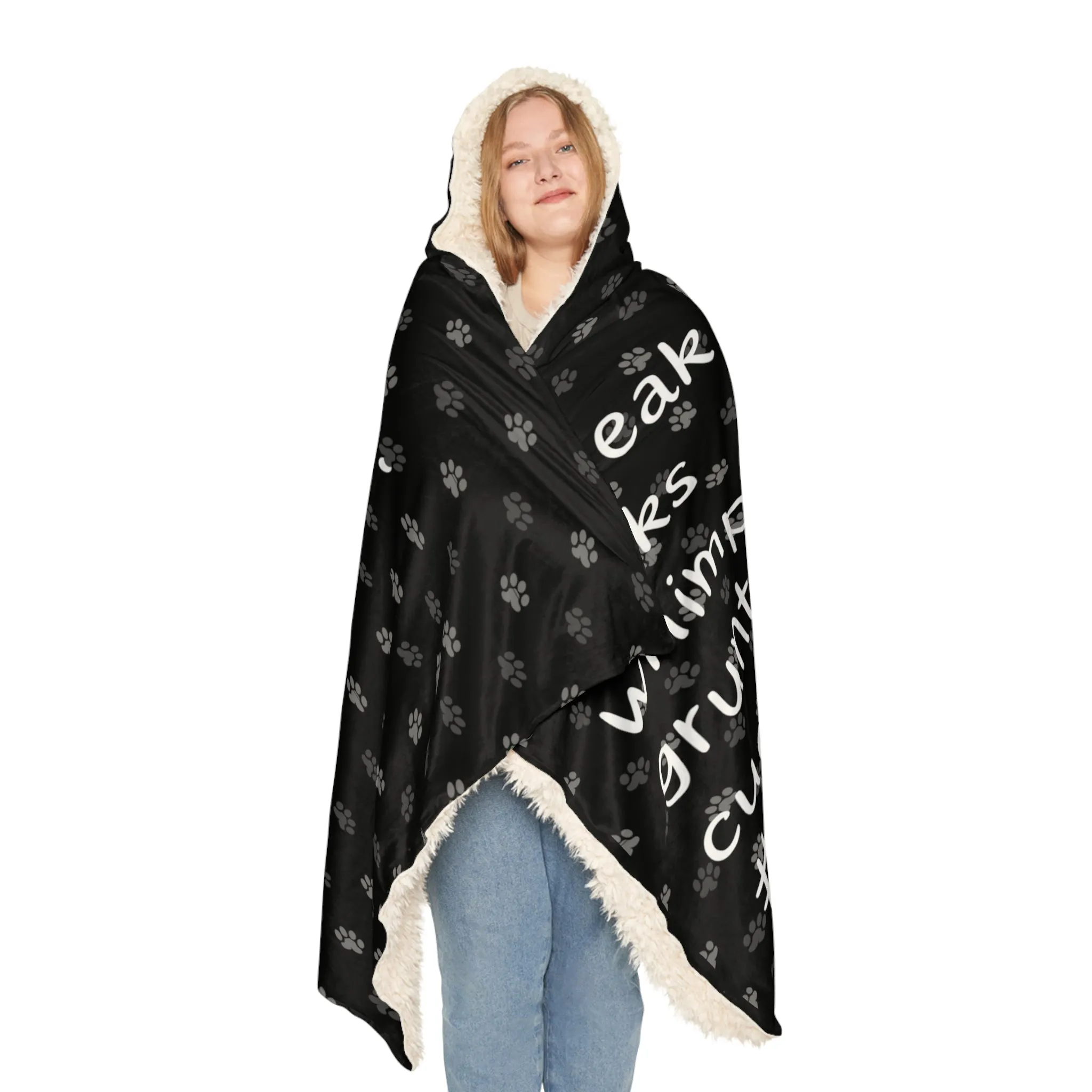 I Speak Fluent Dog Snuggle Blanket