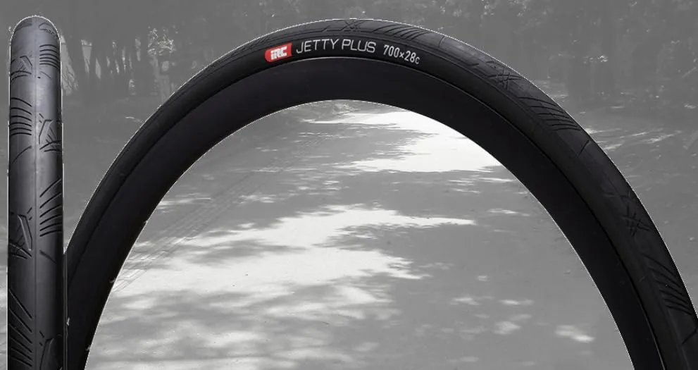 IRC TIRE Jetty Plus Black Sidewall Folding | 700 x 28c