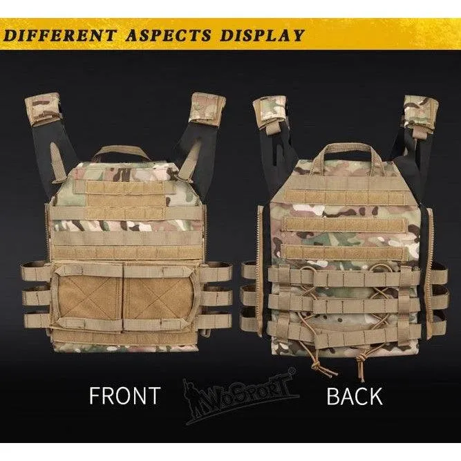 JPC Tactical Vest 2.0  plus  front accessory package standard triple package - MC