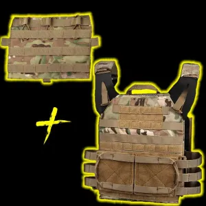 JPC Tactical Vest 2.0  plus  front accessory package standard triple package - MC