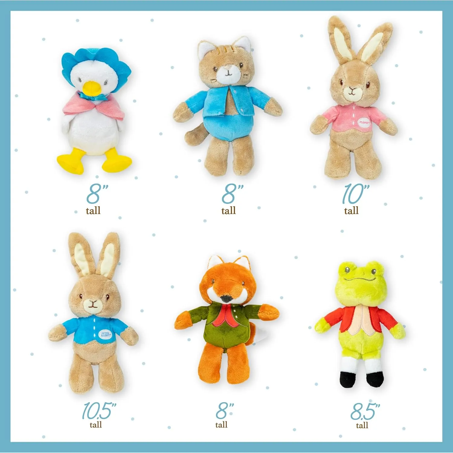 Kids Preferred Beatrix Potter Classic Character 6 Piece Gift Set