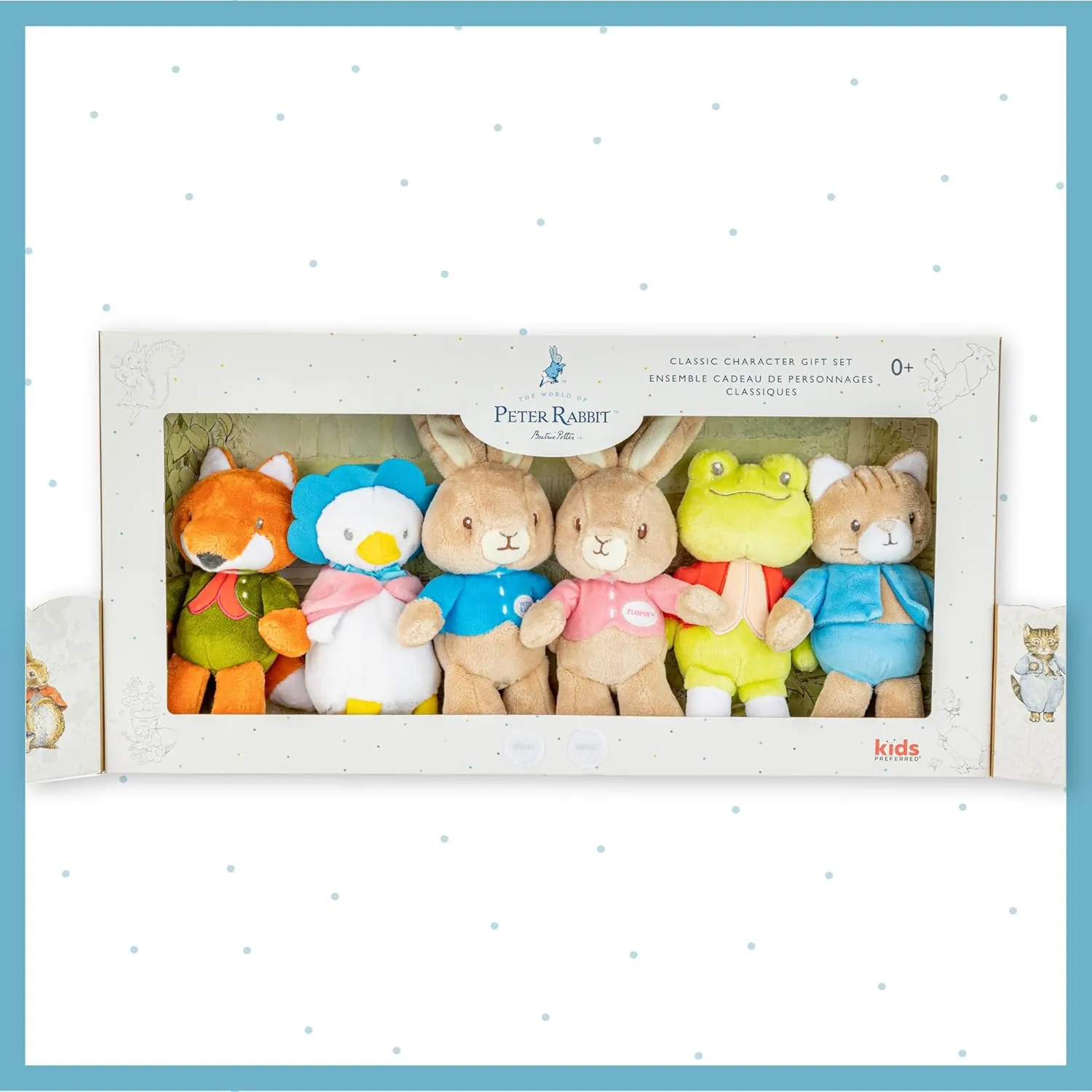 Kids Preferred Beatrix Potter Classic Character 6 Piece Gift Set
