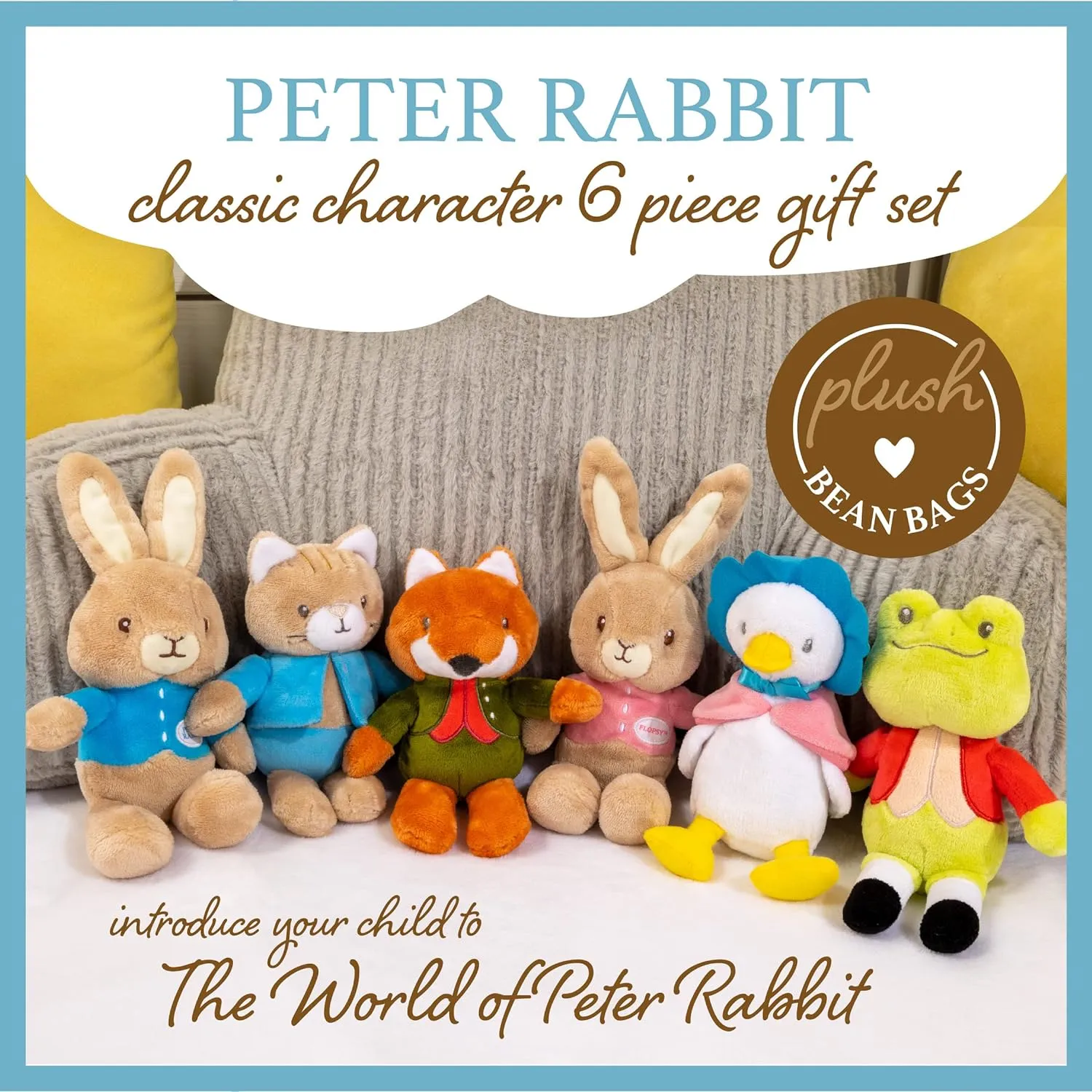Kids Preferred Beatrix Potter Classic Character 6 Piece Gift Set