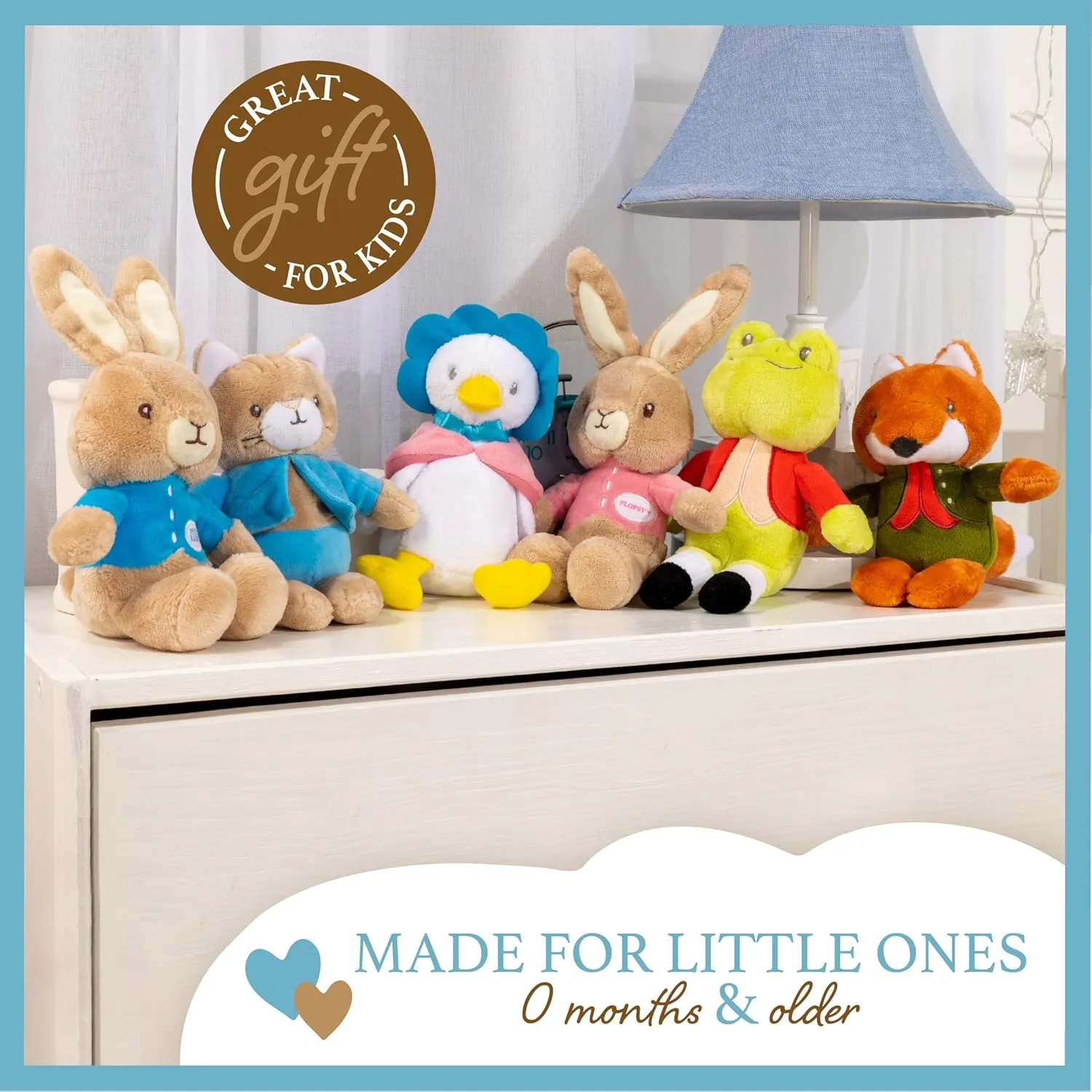 Kids Preferred Beatrix Potter Classic Character 6 Piece Gift Set