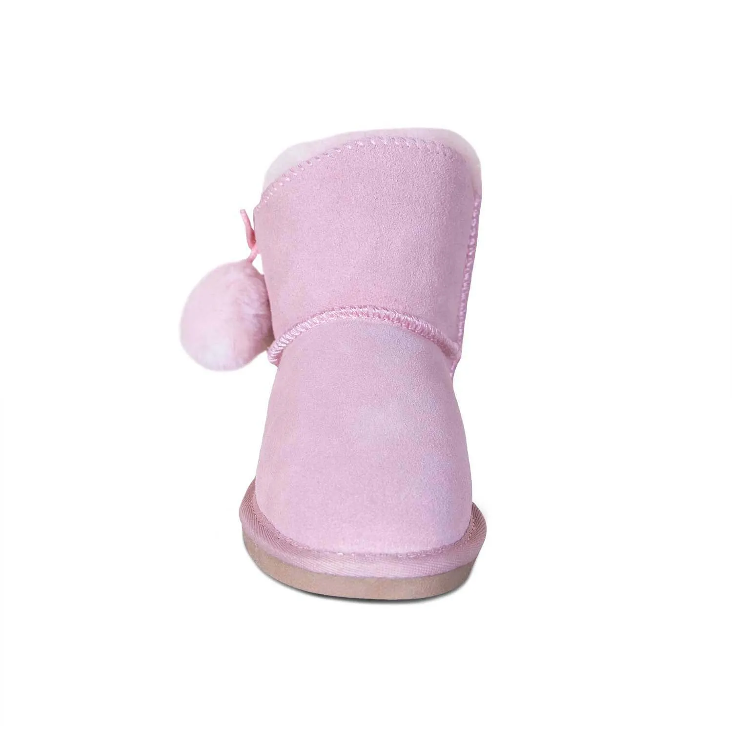 Kid's Sheepskin Pom Pom Boot