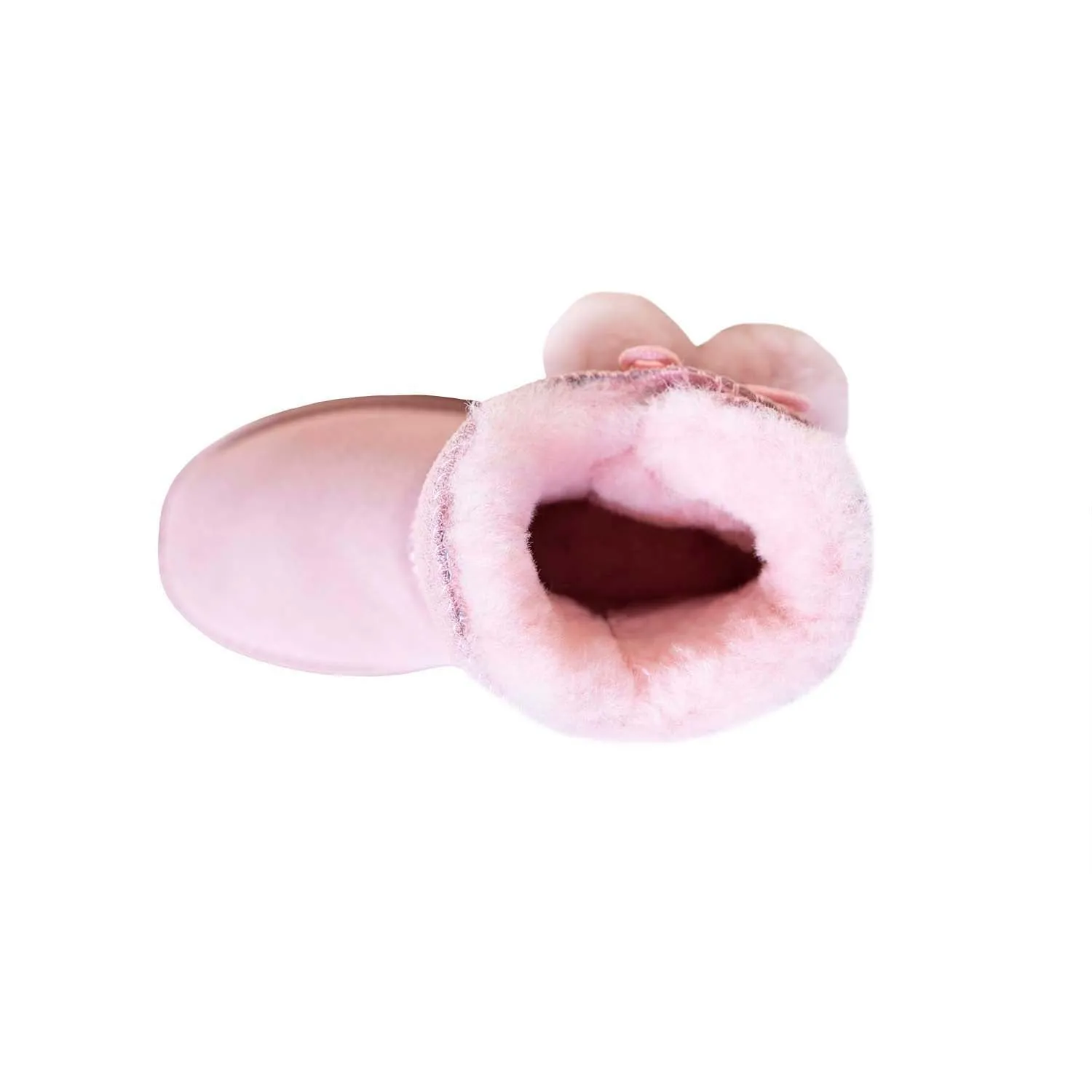 Kid's Sheepskin Pom Pom Boot