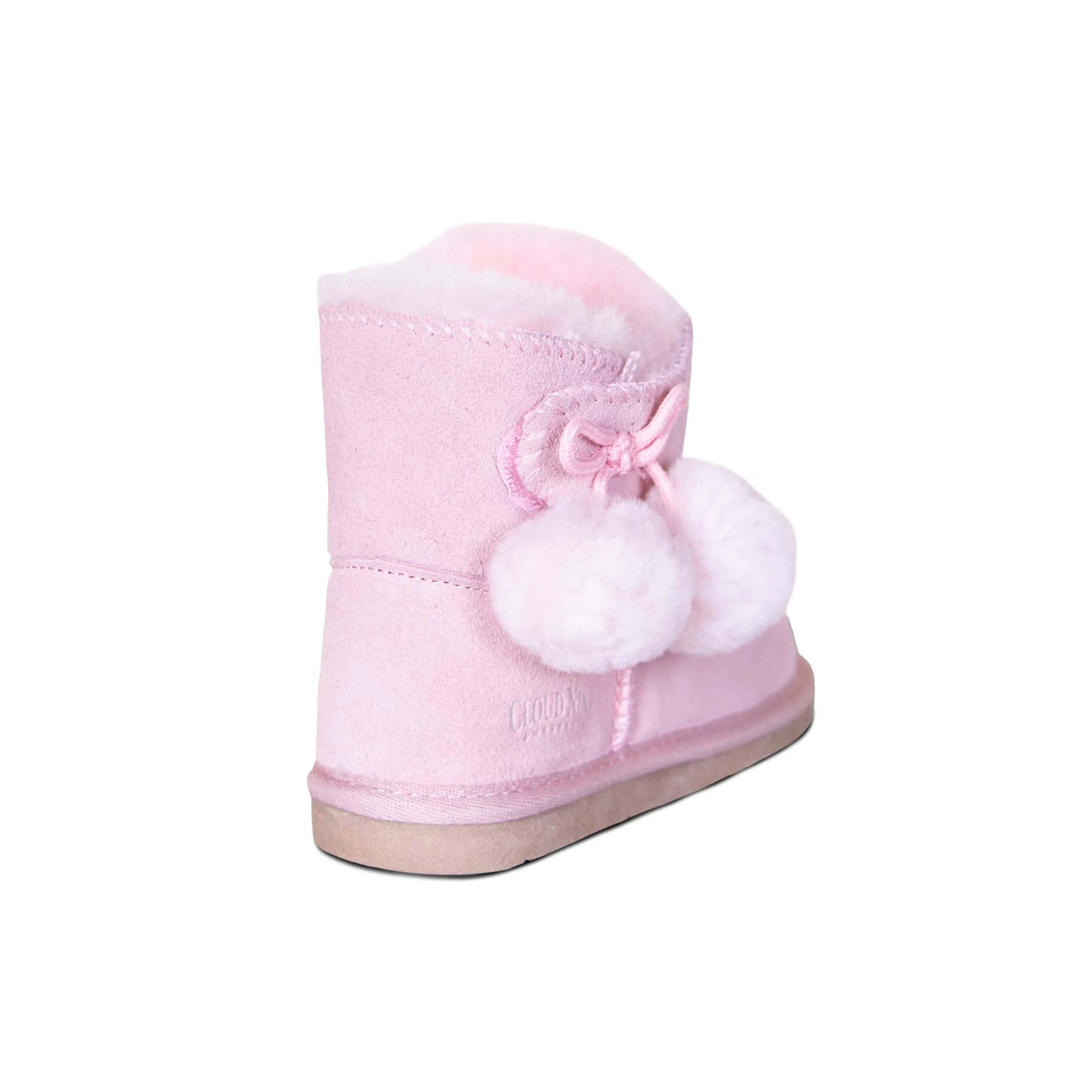 Kid's Sheepskin Pom Pom Boot