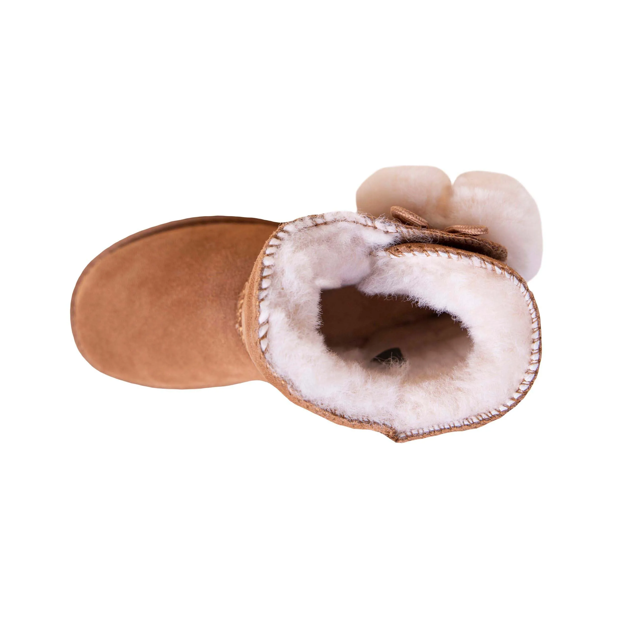 Kid's Sheepskin Pom Pom Boot