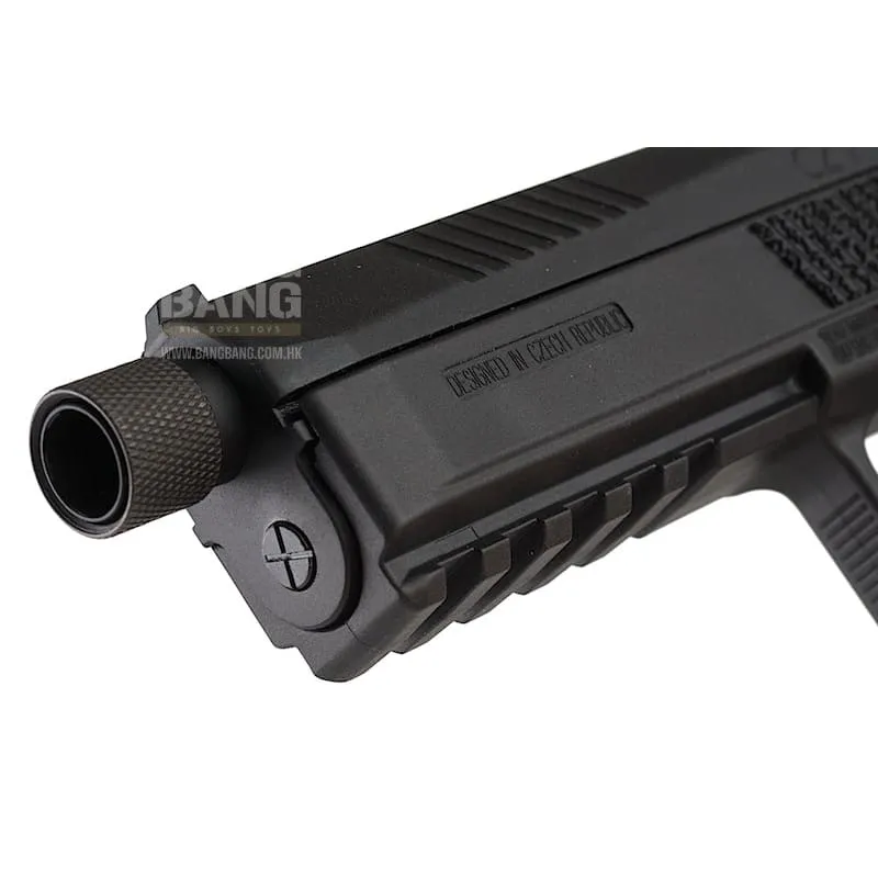 KJ Works CZ P-09 Duty (ASG Licensed) with 14mm CCW Thread Barrel - CO2 Version (BK)
