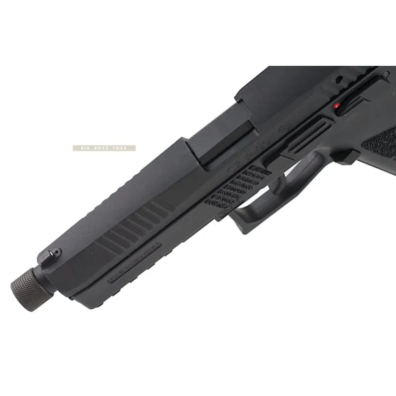 KJ Works CZ P-09 Duty (ASG Licensed) with 14mm CCW Thread Barrel - Gas Version (BK)