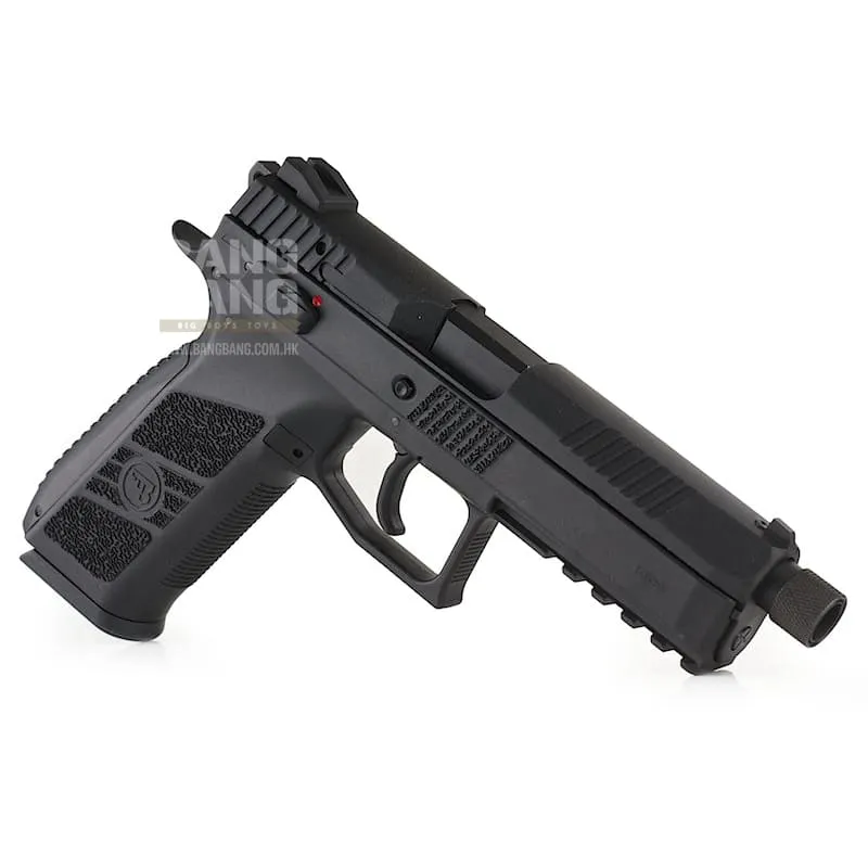 KJ Works CZ P-09 Duty (ASG Licensed) with 14mm CCW Thread Barrel - Gas Version (BK)