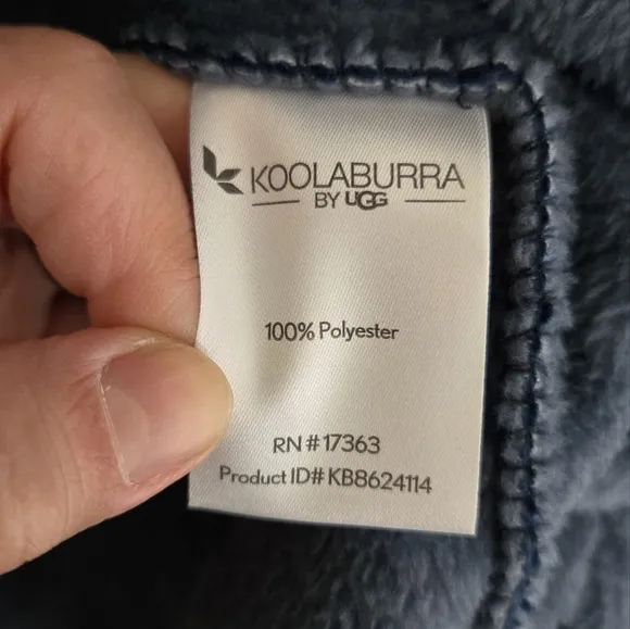 Koolaburra By Ugg Navy Plush Robe Size Large