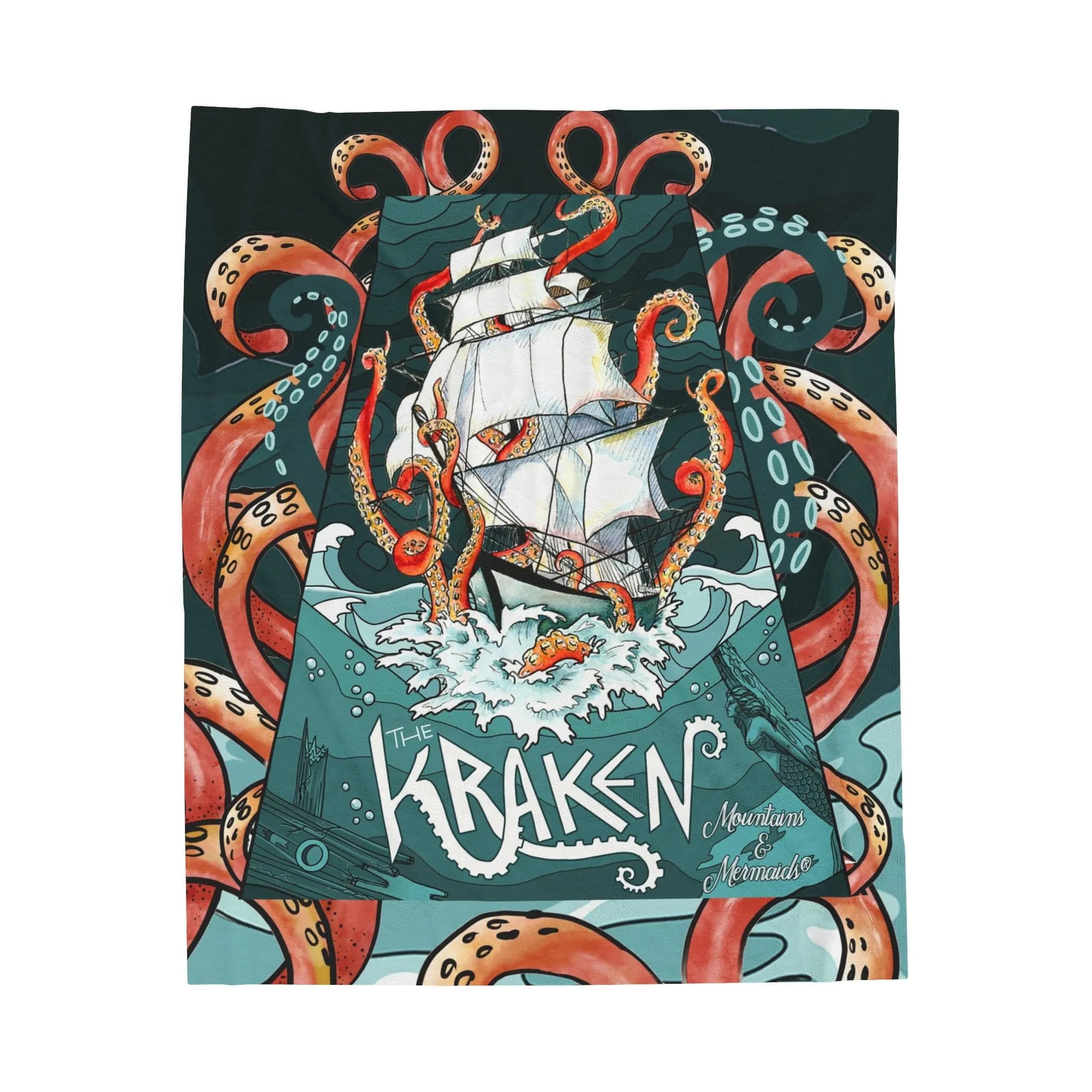 Kraken Plush Blanket