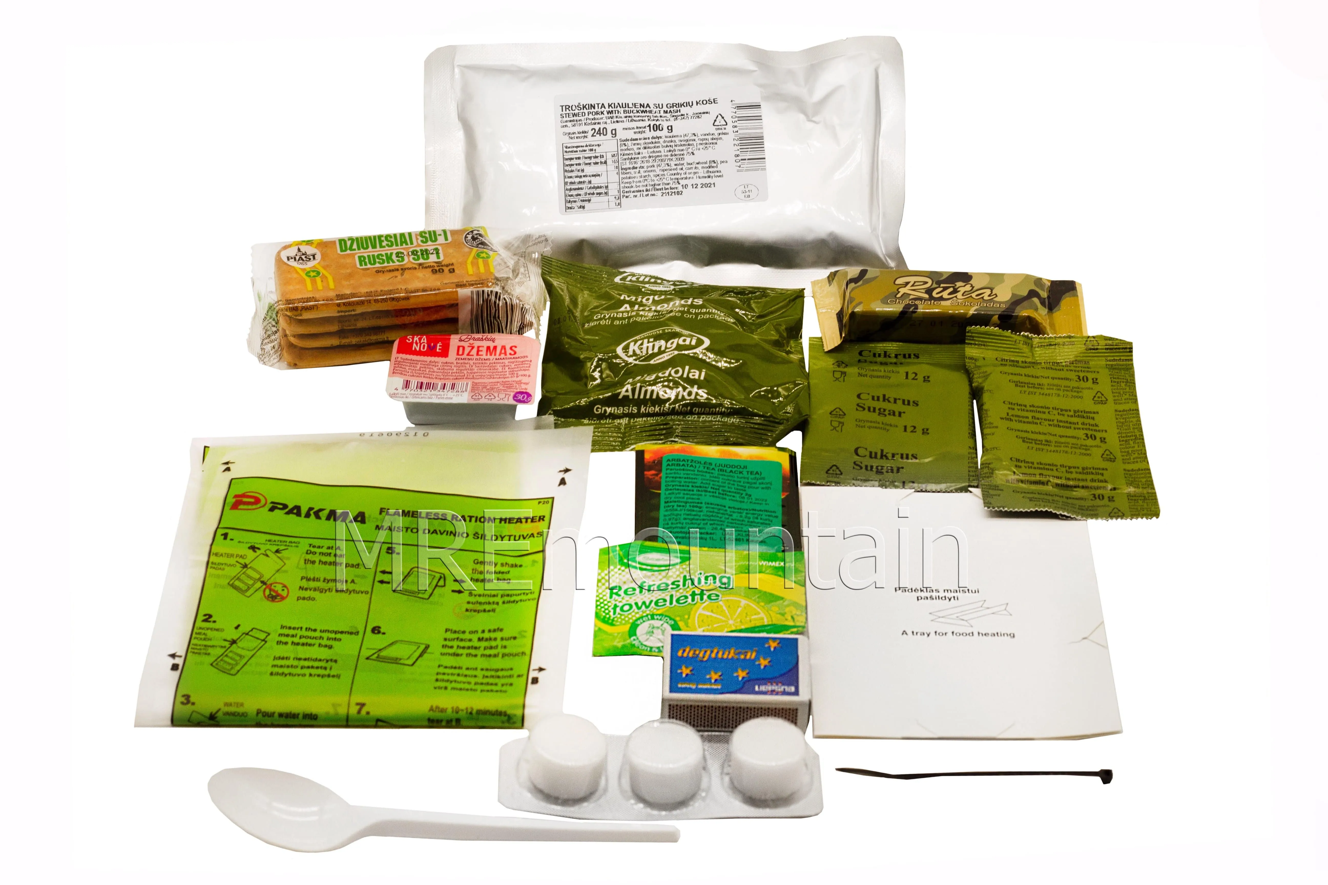 Lithuanian Combat Ration MRE meal ready to eat