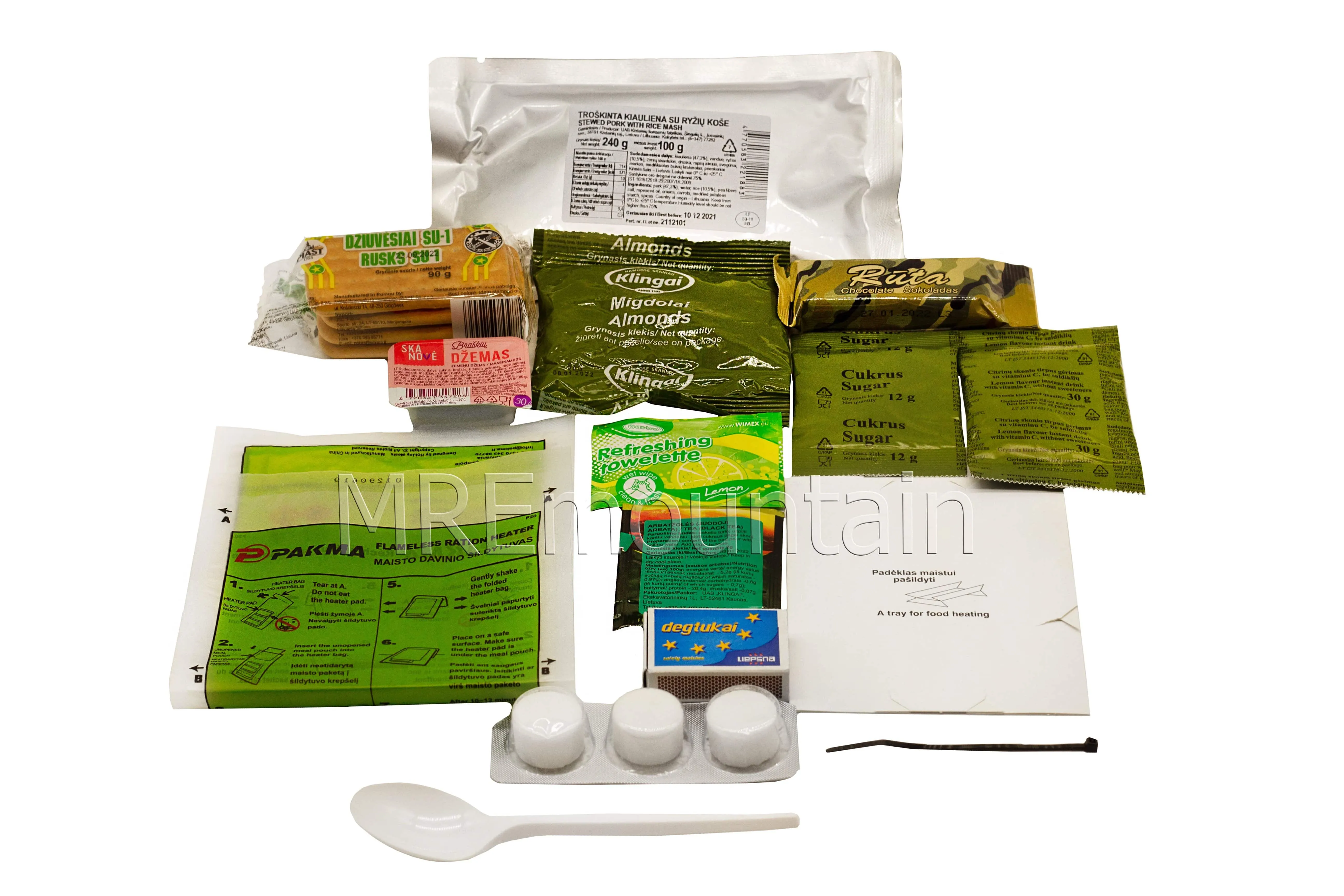 Lithuanian Combat Ration MRE meal ready to eat