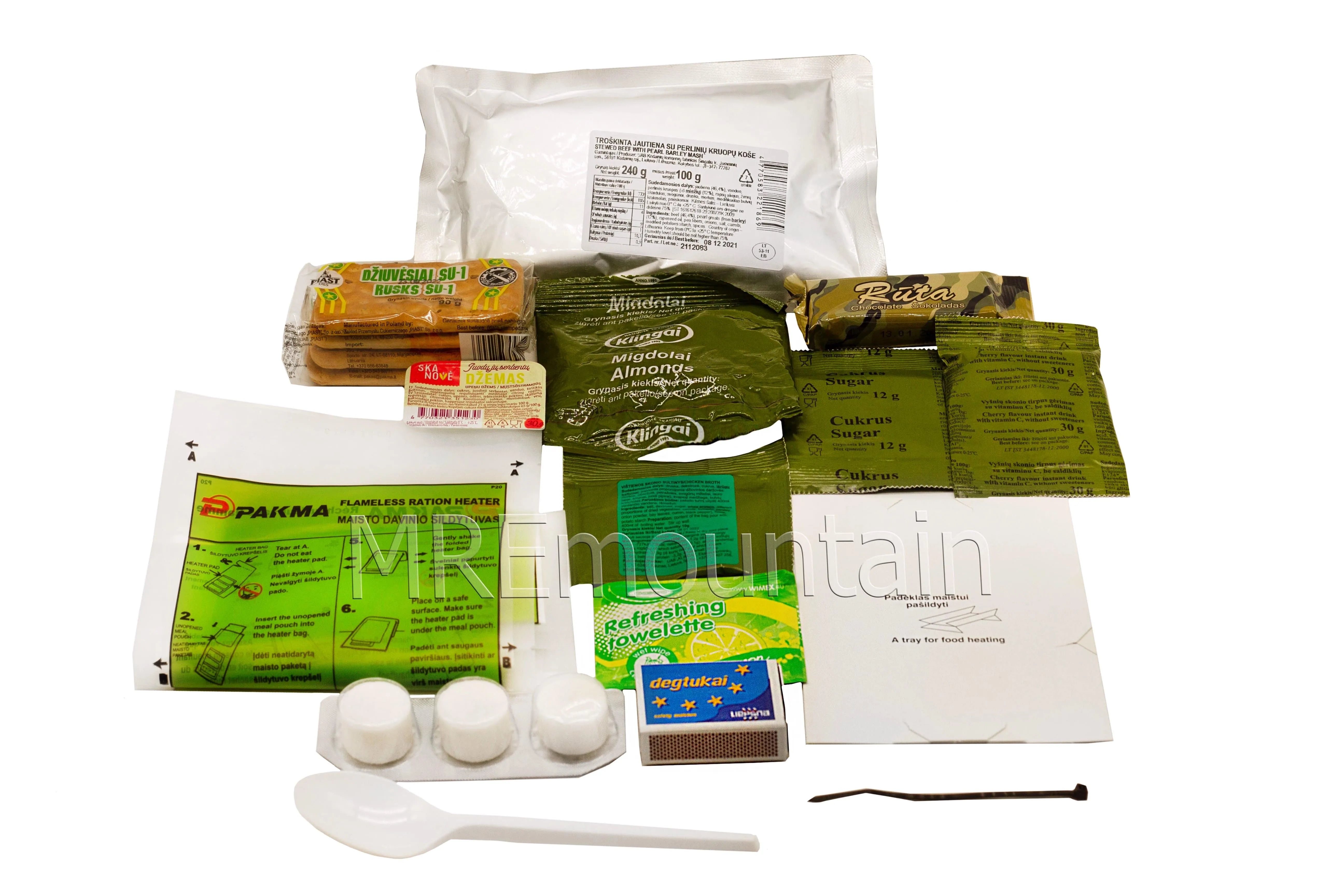 Lithuanian Combat Ration MRE meal ready to eat
