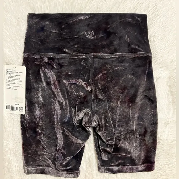 Lululemon Wunder Lounge Velour Shorts 8”