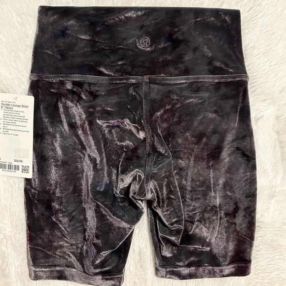 Lululemon Wunder Lounge Velour Shorts 8”