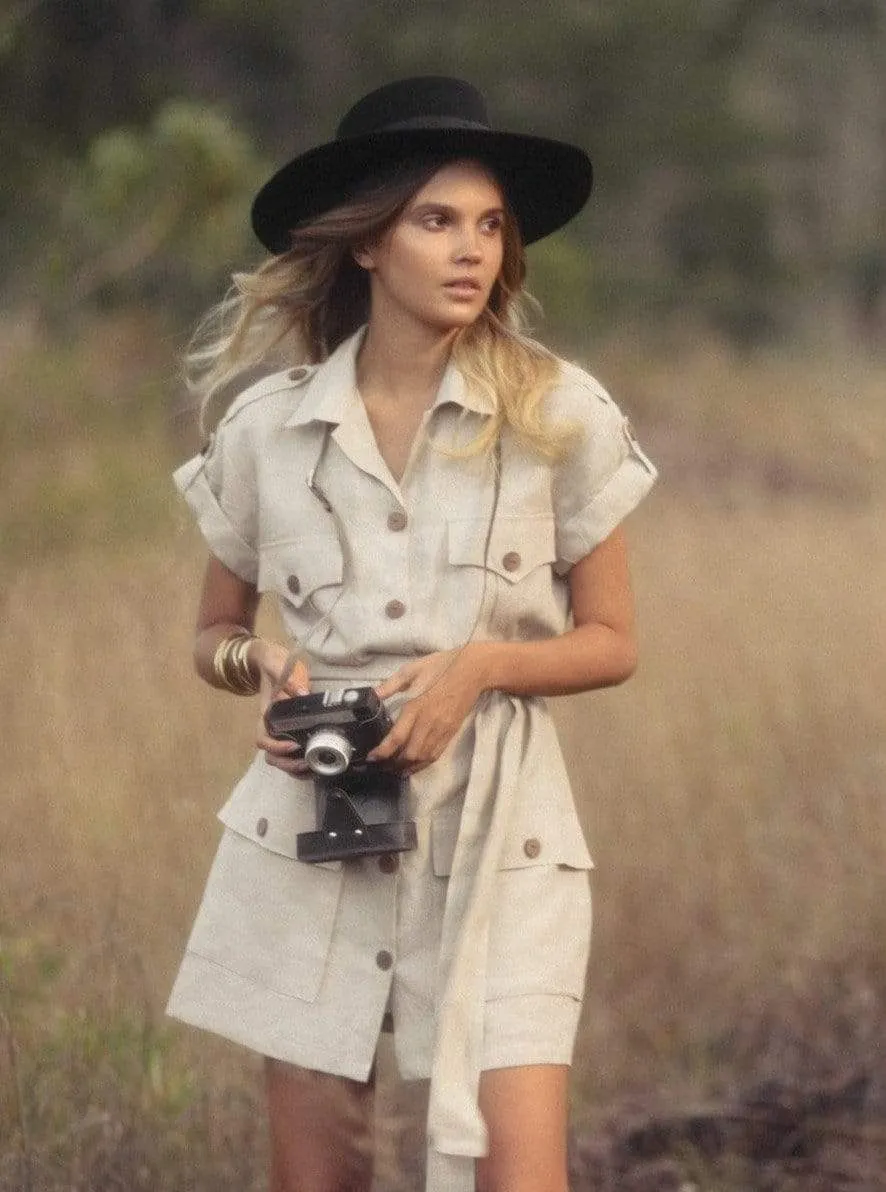 MADELYN Safari Shirt Dress