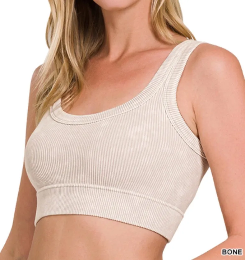 Mandi Brami - Zenana Cropped Tank Top